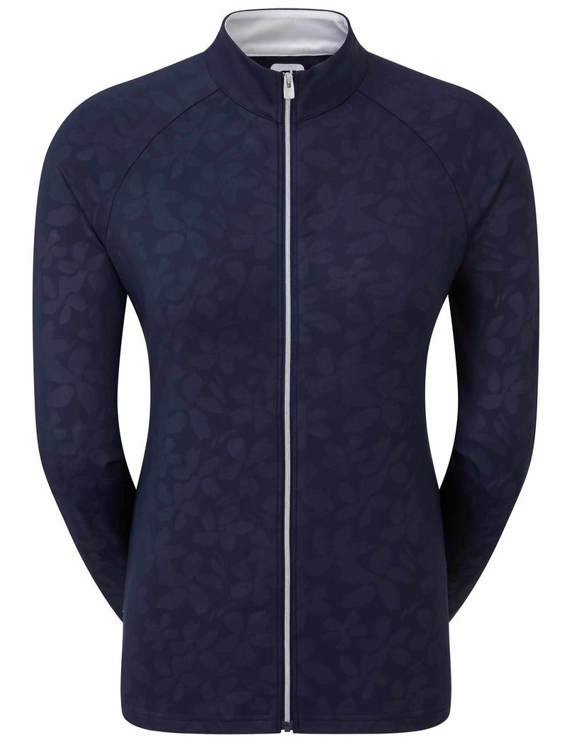 FootJoy Floral Embossed dames sweatshirt, navy