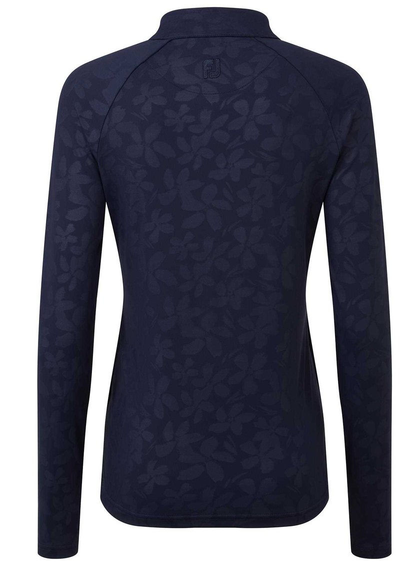 FootJoy Floral Embossed dames sweatshirt, navy