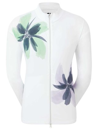 FootJoy Lightweight Full-Zip dames jack, wit/lavendel