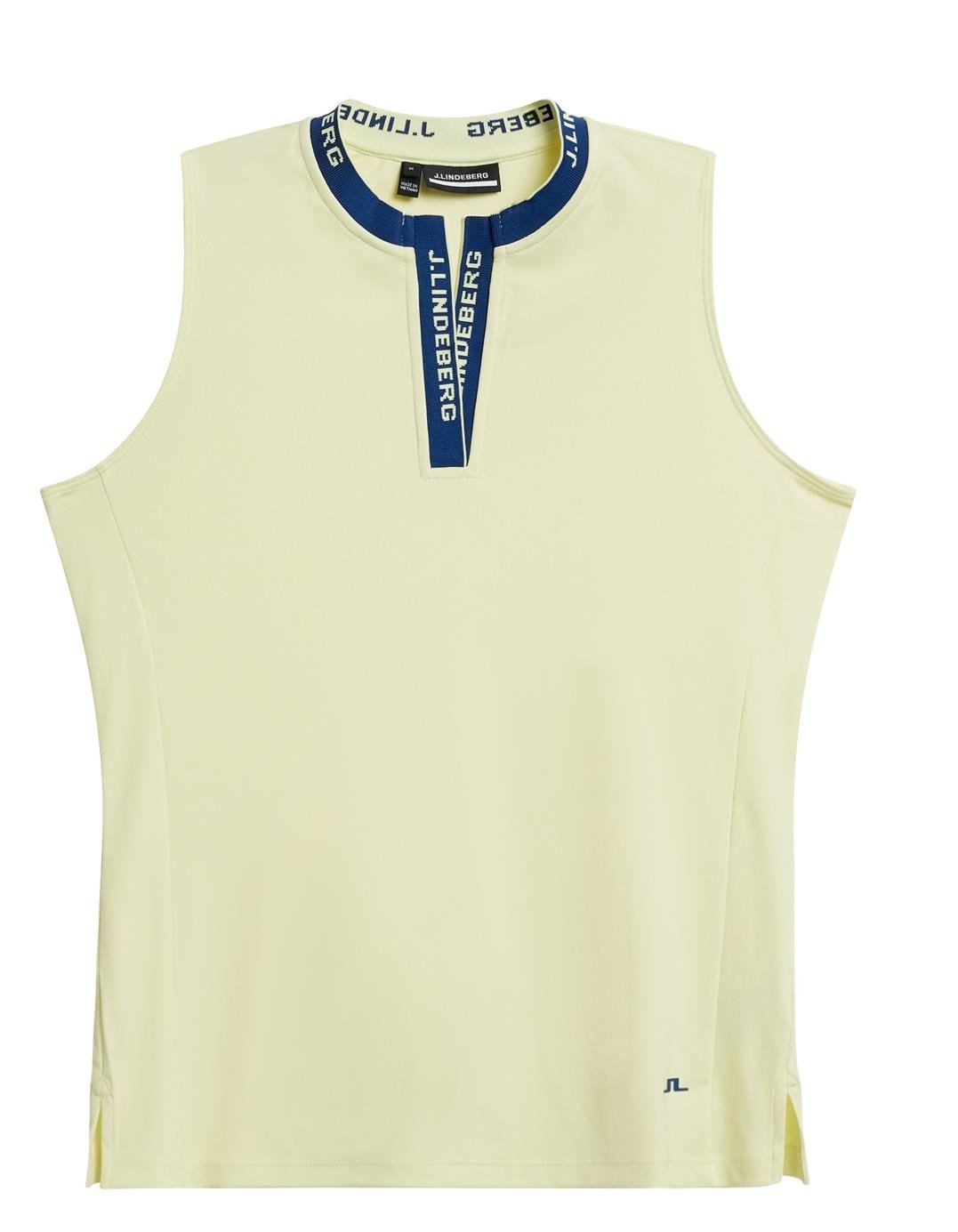 J.Lindeberg Leya mouwloos dames polo, wax yellow