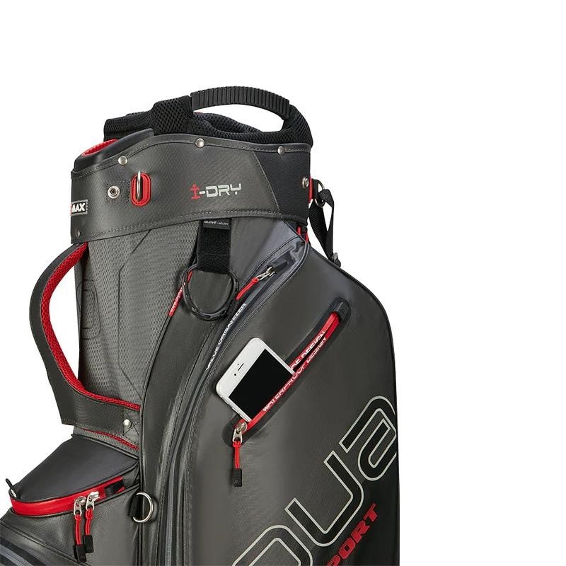 Big Max AQUA Sport 4 cart bag, charcoal/black/red