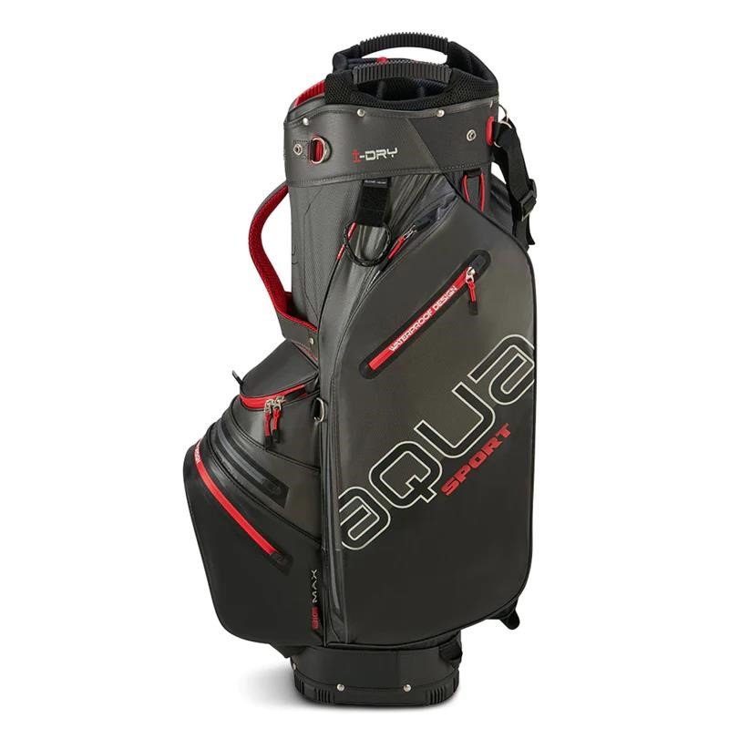 Big Max AQUA Sport 4 cart bag, charcoal/black/red