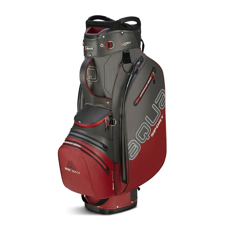 Big Max AQUA Sport 4 cart bag, charcoal/merlot