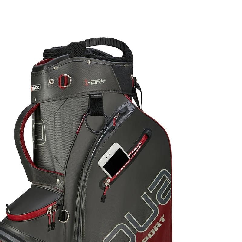 Big Max AQUA Sport 4 cart bag, charcoal/merlot