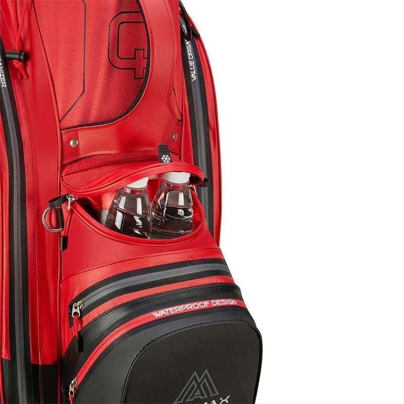 Big Max AQUA Sport 4 cart bag, rood/zwart