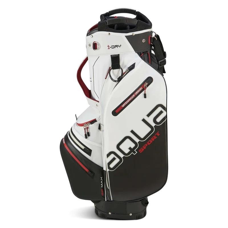Big Max AQUA Sport 4 cart bag, off white/black/merlot