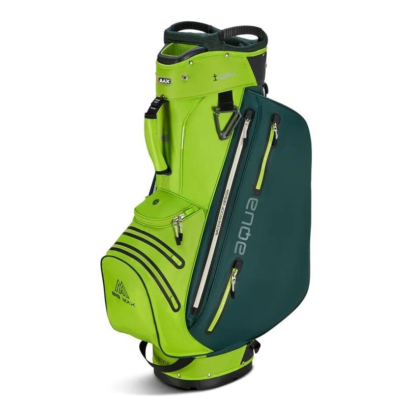 Big Max AQUA Style 4 cart bag, lime/forest green