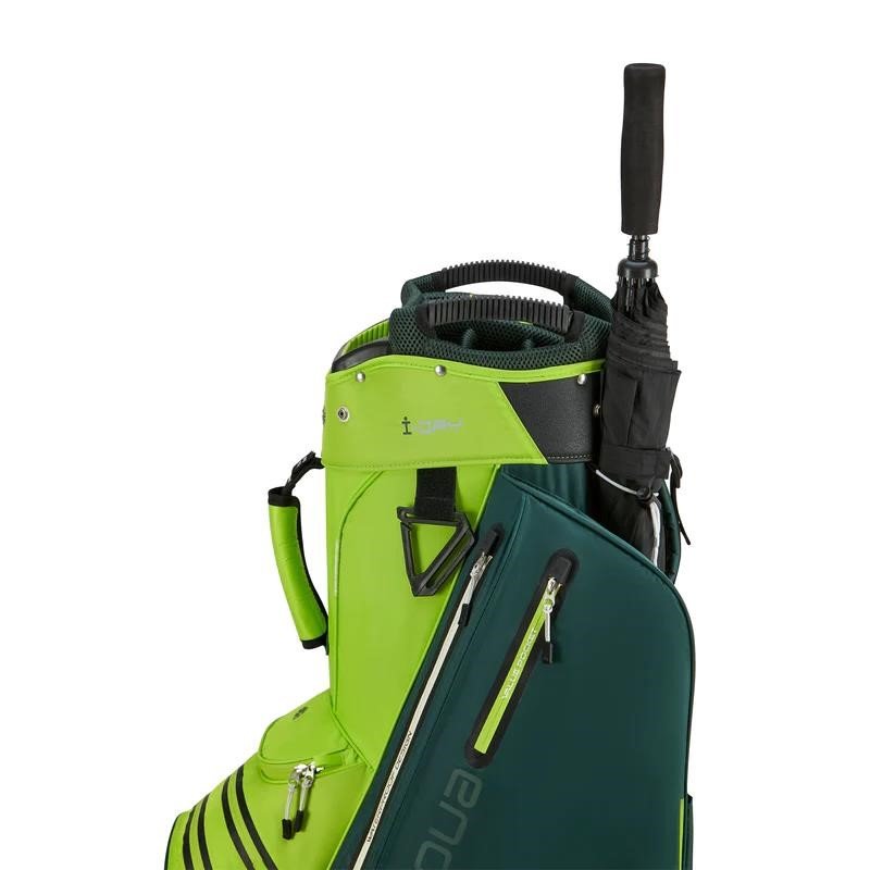 Big Max AQUA Style 4 cart bag, lime/forest green