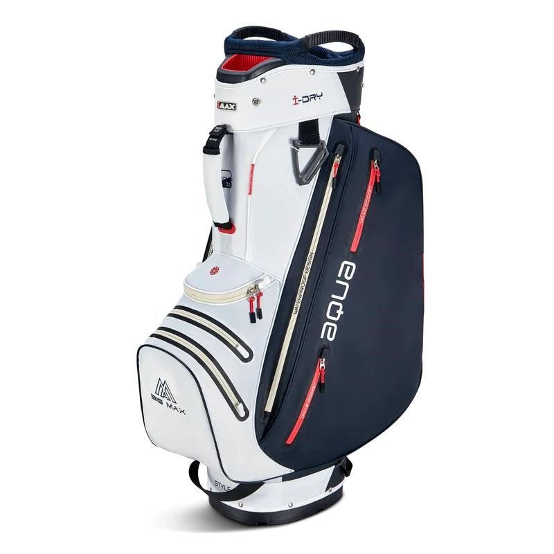 Big Max AQUA Style 4 cart bag, wit/navy/rood