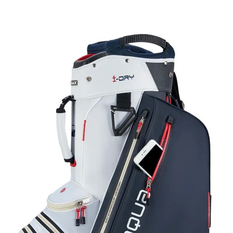 Big Max AQUA Style 4 cart bag, wit/navy/rood