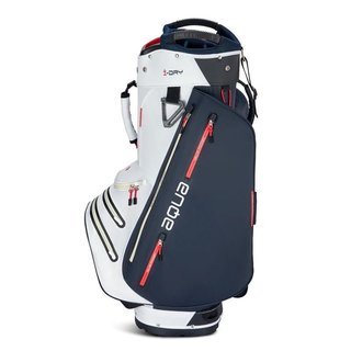 Big Max AQUA Style 4 cart bag, wit/navy/rood
