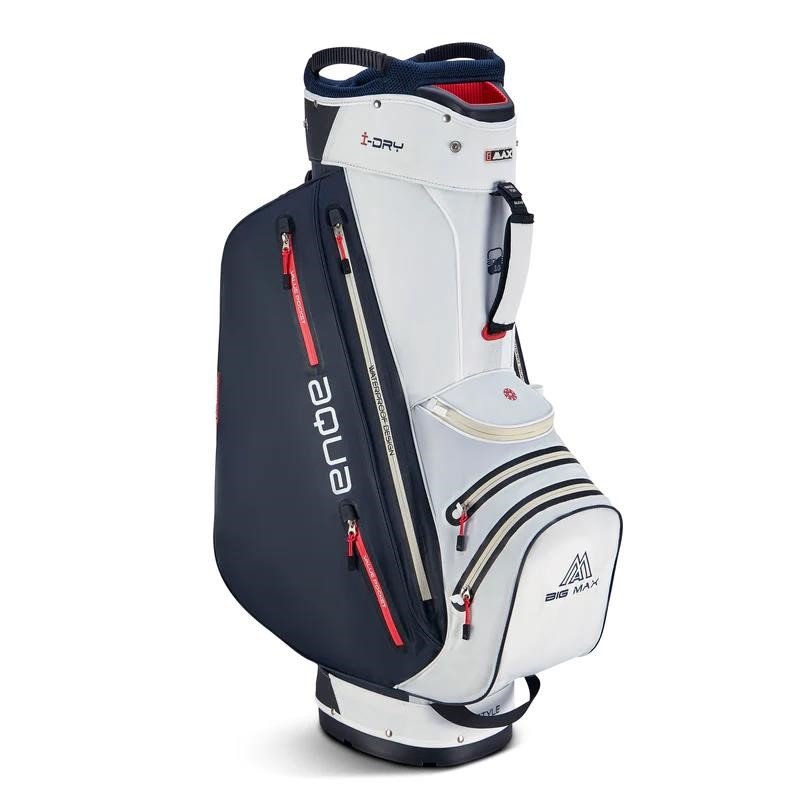 Big Max AQUA Style 4 cart bag, wit/navy/rood
