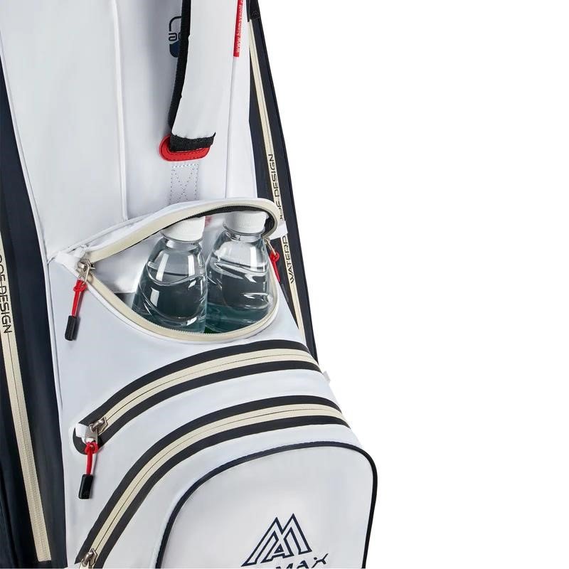 Big Max AQUA Style 4 cart bag, wit/navy/rood