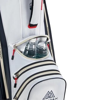 Big Max AQUA Style 4 cart bag, wit/navy/rood