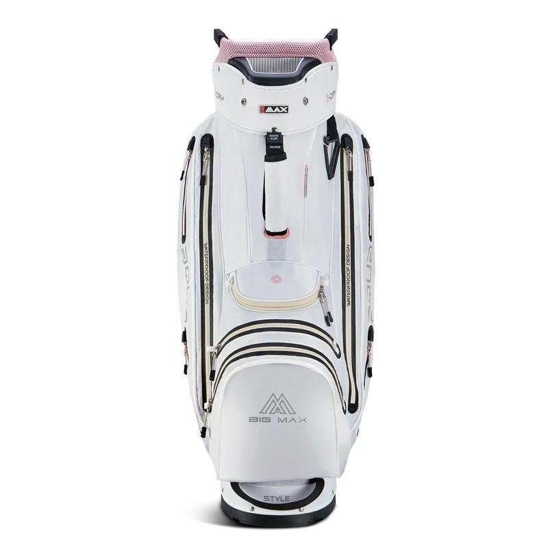Big Max AQUA Style 4 cart bag, wit/roze