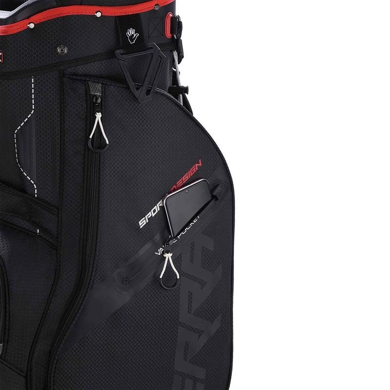 Big Max Terra Sport cart bag, zwart/rood
