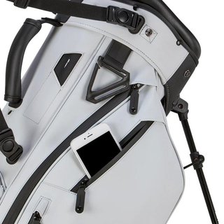 Big Max Dri Lite Hybrid Prime stand bag, off white
