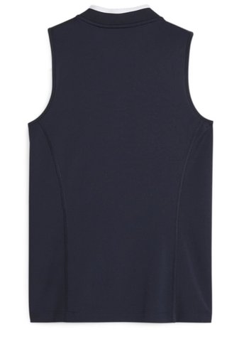 Puma Range Pique Sleeveless dames polo, navy
