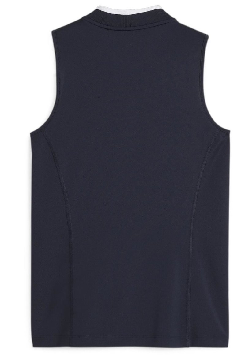 Puma Range Pique Sleeveless dames polo, navy