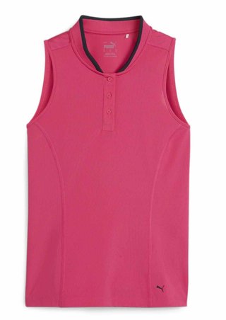 Puma Range Pique Sleeveless dames polo, roze