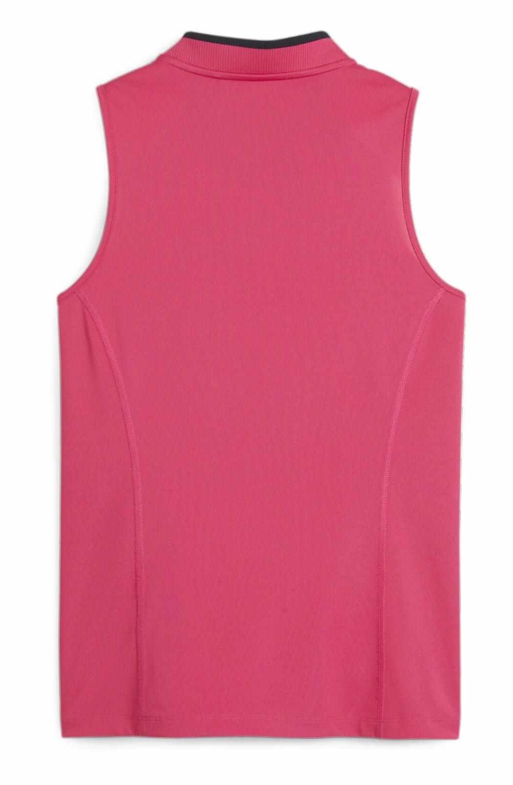 Puma Range Pique Sleeveless dames polo, roze