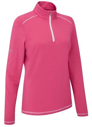 PING Sonya Fleece dames sweatshirt, pink bloosom
