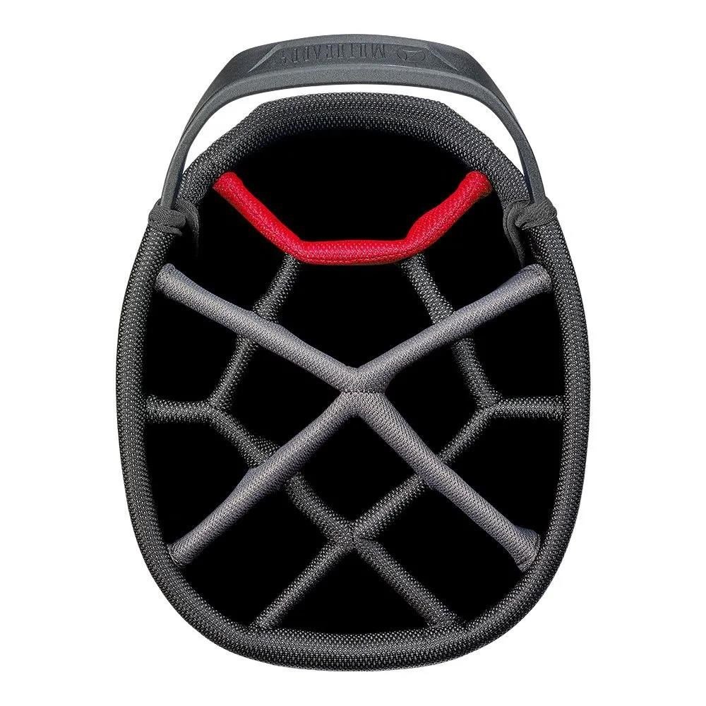 Motocaddy Dry-Series cart bag, charcoal/red
