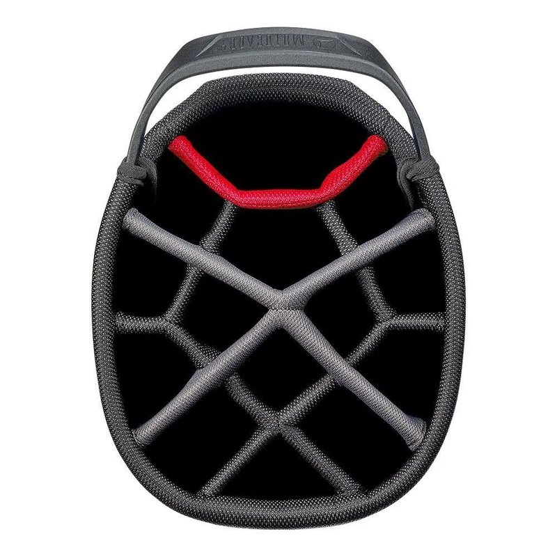 Motocaddy Dry-Series cart bag, charcoal/red