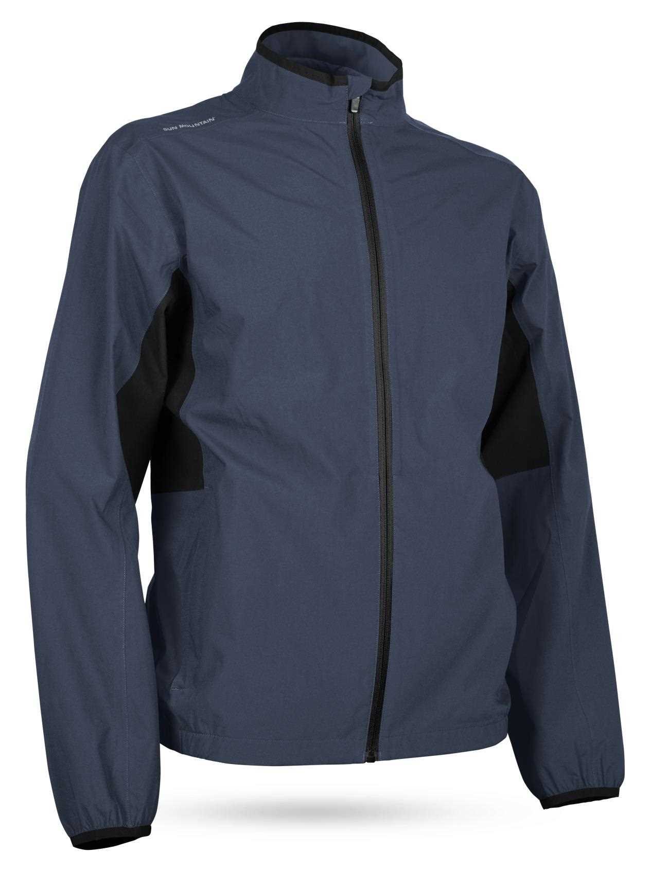 Sun Mountain Monsoon waterdichte herenjas, navy/zwart