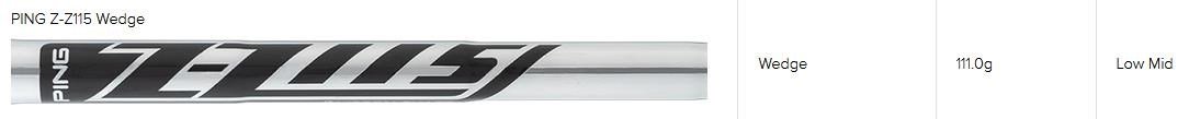 PING s159 Midnight wedge, staal