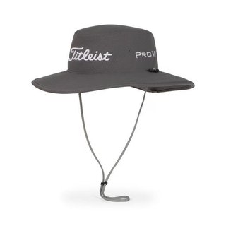 Titleist Tour Aussie heren hoed, charcoal/wit