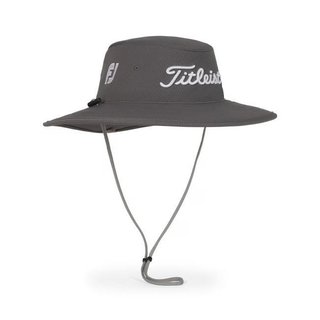 Titleist Tour Aussie heren hoed, charcoal/wit