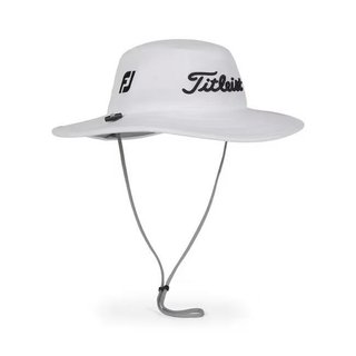 Titleist Tour Aussie heren bucket hat, wit/zwart