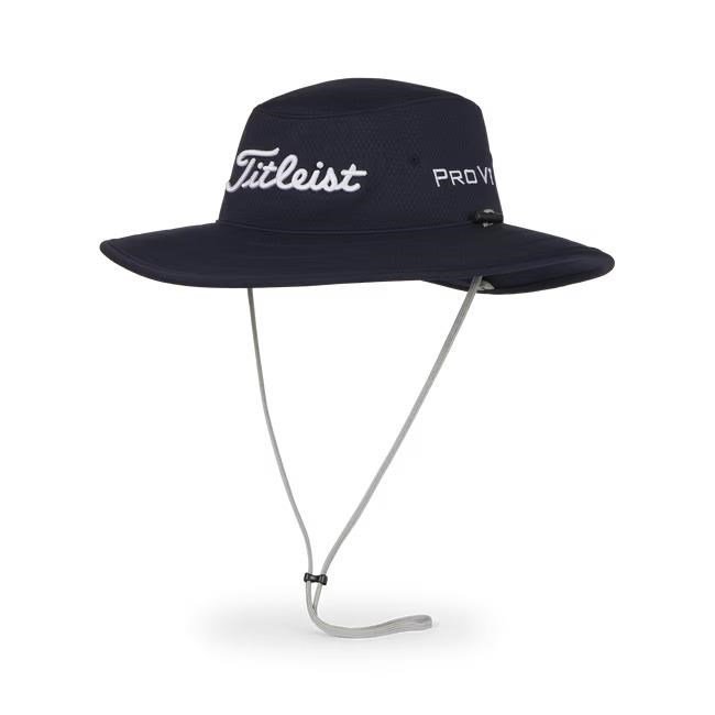 Titleist Tour Aussie heren bucket hat, marine/wit