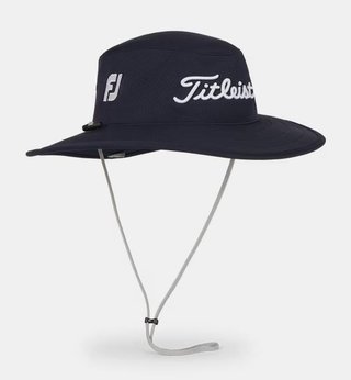 Titleist Tour Aussie heren bucket hat, marine/wit