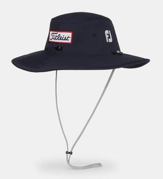 Titleist Tour Aussie heren bucket hat, marine/wit