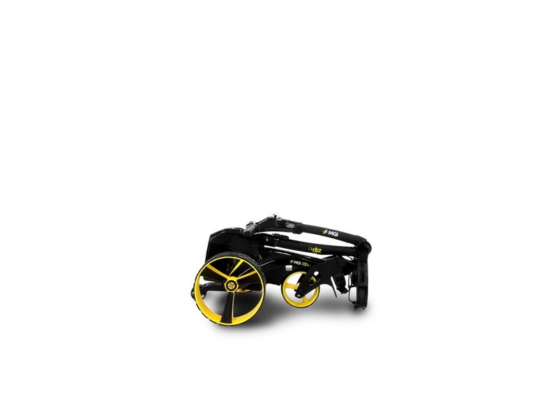 MGI ZIP X1 elektrische golftrolley 2024, zwart + Lithium 250Wh 24V, oplader