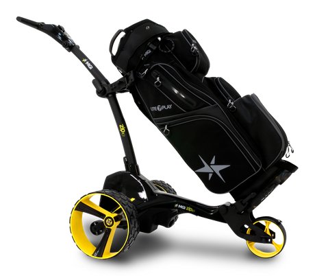 MGI ZIP X1 elektrische golftrolley 2024, zwart + Lithium 250Wh 24V, oplader