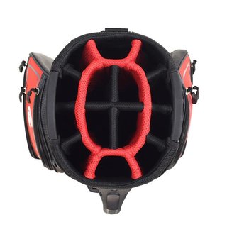 Cleveland Friday 3 cart bag, rood/houtskool