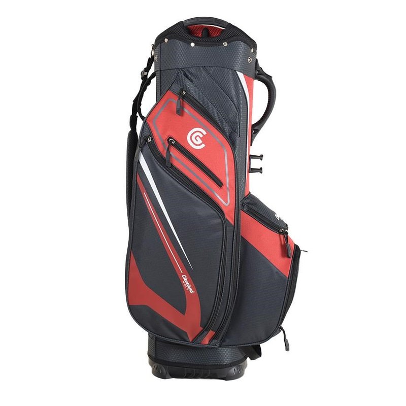 Cleveland Friday 3 cart bag, rood/houtskool