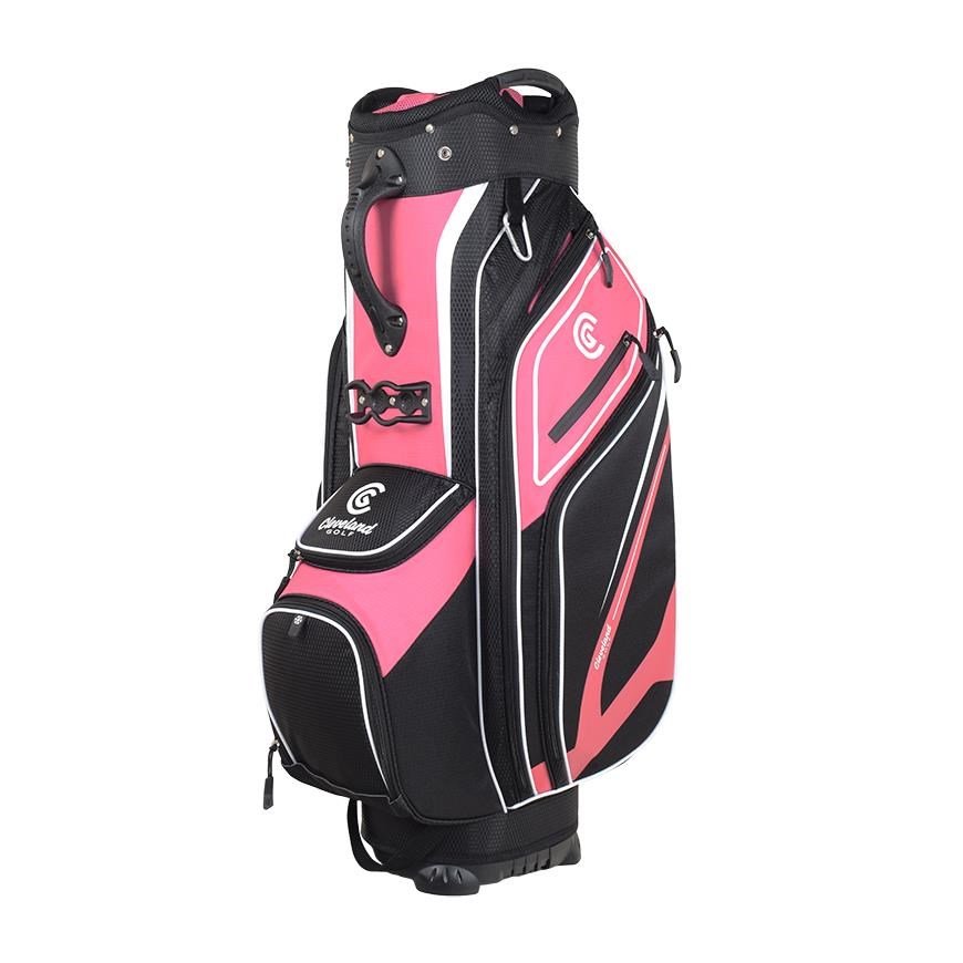Cleveland Friday 3 cart bag, roze/zwart