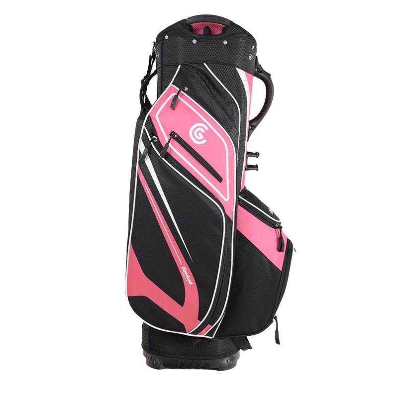Cleveland Friday 3 cart bag, roze/zwart