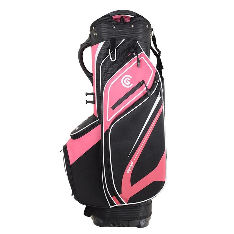Cleveland Friday 3 cart bag, roze/zwart
