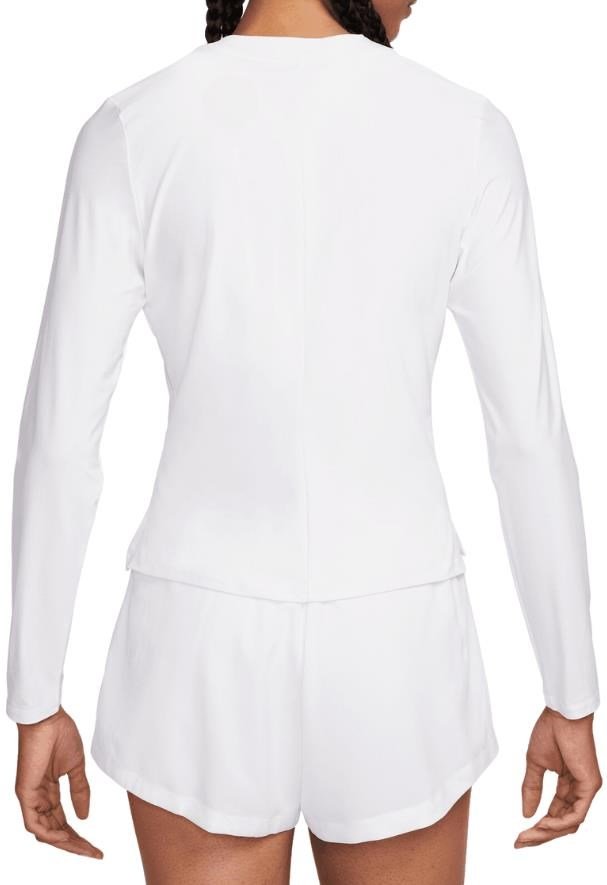 Nike Court Advantage dames sweatshirt, wit/zwart