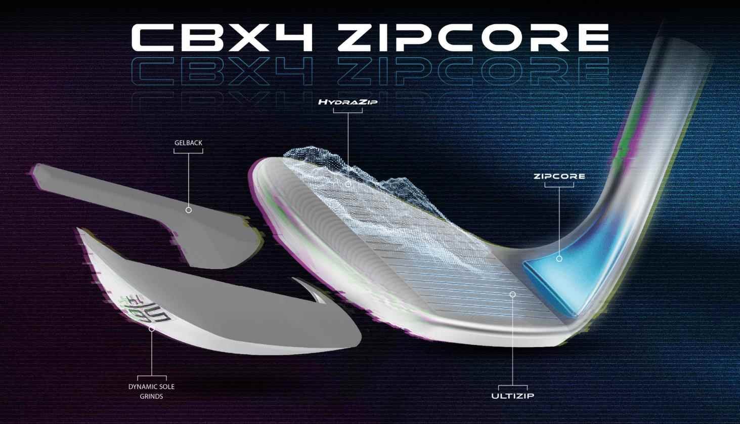 Cleveland CBX 4 Zipcore wedge, staal