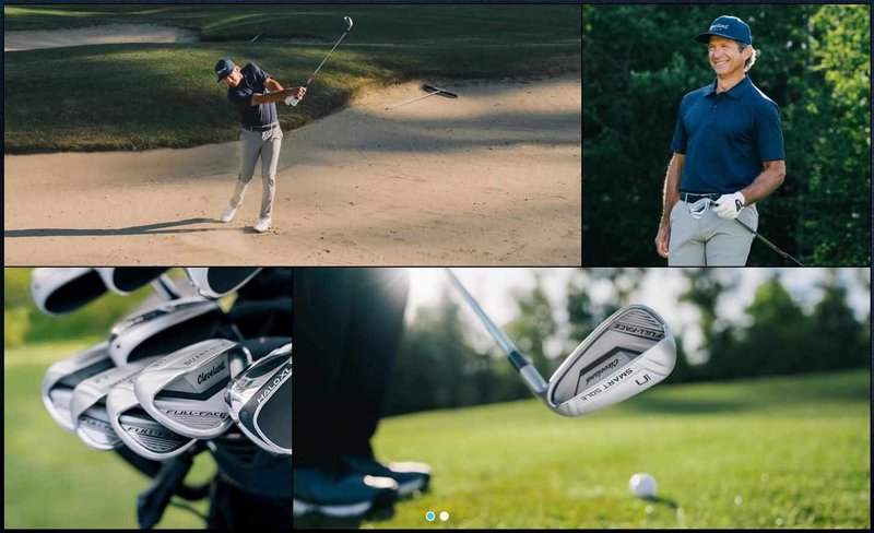 Cleveland Smart Sole Full Face wedge, staal