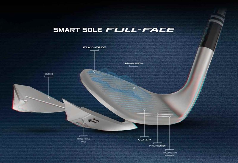 Cleveland Smart Sole Full Face wedge, staal