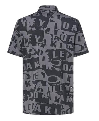 Oakley Ransom Jacquard heren polo, collage black