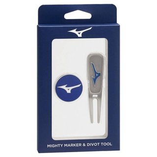 Mizuno RB Pitchfork & Marker Set, zilver/blauw