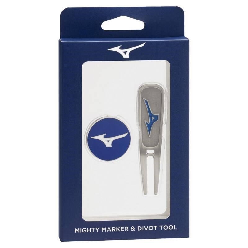 Mizuno RB Pitchfork & Marker Set, zilver/blauw
